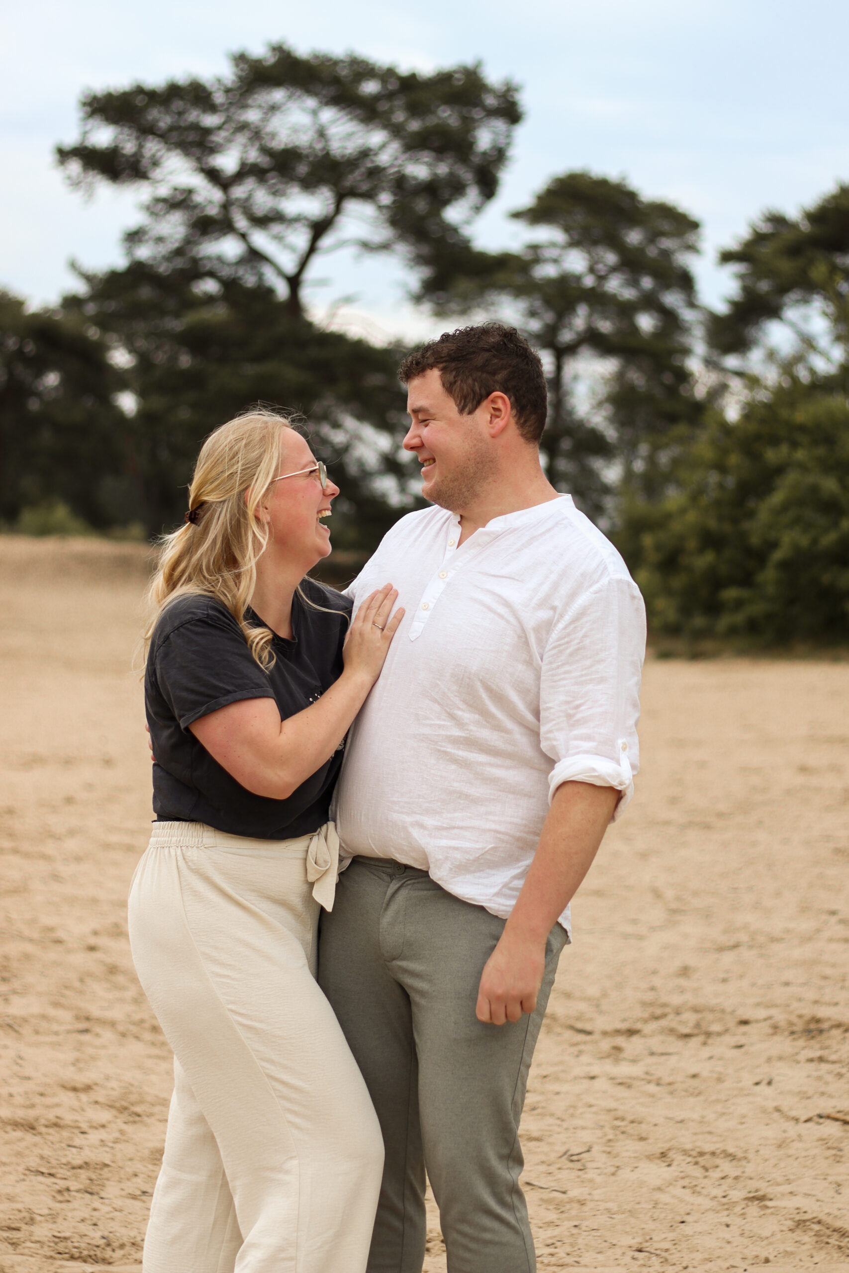 Love shoot op de Bakkeveense Duinen